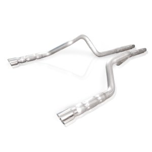Ford Mustang Performance Exhaust - Rear - Stainless Works - Catback Dual with Retro Chambered Mufflers - `11-`14 Ford Mustang Performance Exhaust - Rear - Stainless Works - Catback Dual with Retro Chambered Mufflers - `11-`14